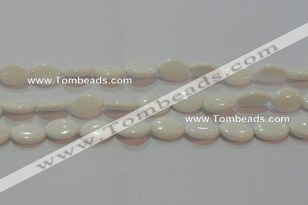 CAG7231 15.5 inches 15*20mm marquise white agate gemstone beads