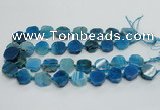 CAG7359 15.5 inches 18*20mm - 20*22mm octagonal dragon veins agate beads