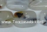 CAG7422 15.5 inches 15*20mm rectangle Montana agate beads