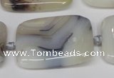 CAG7425 15.5 inches 25*35mm rectangle Montana agate beads