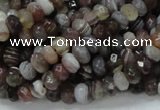 CAG746 15.5 inches 4*6mm faceted rondelle botswana agate beads