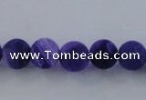 CAG7510 15.5 inches 4mm round frosted agate beads wholesale