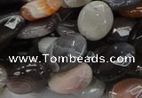 CAG757 15.5 inches 12*16mm faceted oval botswana agate beads