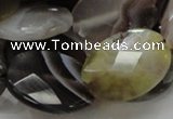 CAG758 15.5 inches 18*24mm faceted oval botswana agate beads