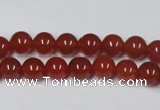 CAG7857 15.5 inches 6mm round red agate beads wholesale