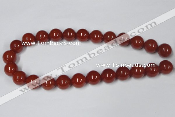 CAG7858 15.5 inches 20mm round red agate beads wholesale