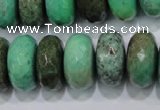 CAG7891 15.5 inches 15*20mm faceted rondelle grass agate beads