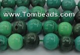 CAG7905 15.5 inches 8mm round grass agate beads wholesale