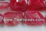 CAG8502 15.5 inches 15*20mm - 18*25mm freeform dragon veins agate beads