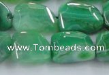 CAG8505 15.5 inches 15*20mm - 18*25mm freeform dragon veins agate beads