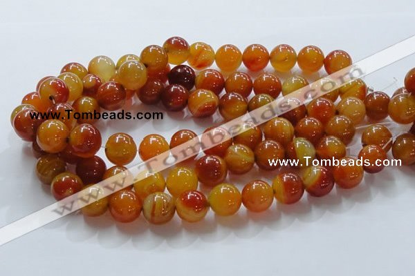CAG863 15.5 inches 16mm round agate gemstone beads