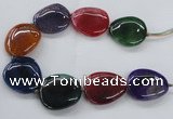 CAG8647 15.5 inches 35*40mm - 40*45mm freeform dragon veins agate beads