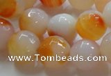 CAG869 15.5 inches 16mm faceted round agate gemstone beads