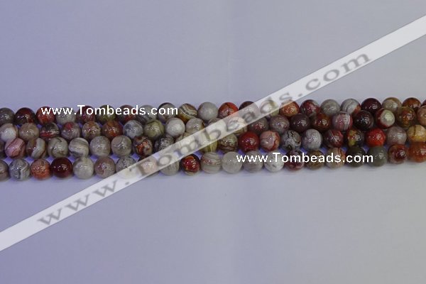 CAG9111 15.5 inches 6mm round Mexican crazy lace agate beads