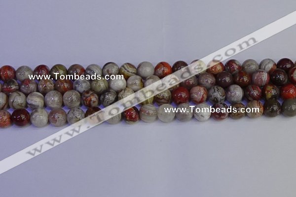 CAG9113 15.5 inches 10mm round Mexican crazy lace agate beads