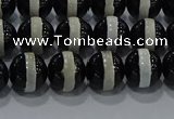 CAG9133 15.5 inches 8mm round tibetan agate beads wholesale