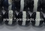 CAG9135 15.5 inches 12mm round tibetan agate beads wholesale