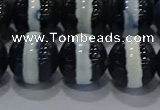 CAG9136 15.5 inches 14mm round tibetan agate beads wholesale