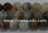 CAG9149 15.5 inches 8mm round line agate beads wholesale