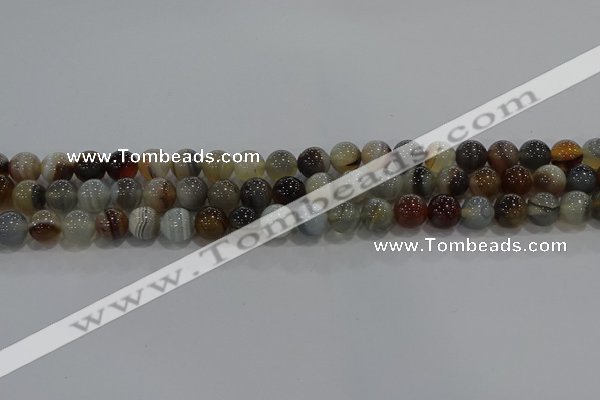 CAG9149 15.5 inches 8mm round line agate beads wholesale