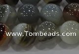 CAG9152 15.5 inches 14mm round line agate beads wholesale