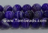 CAG9170 15.5 inches 6mm round line agate beads wholesale