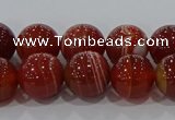 CAG9178 15.5 inches 8mm round line agate beads wholesale