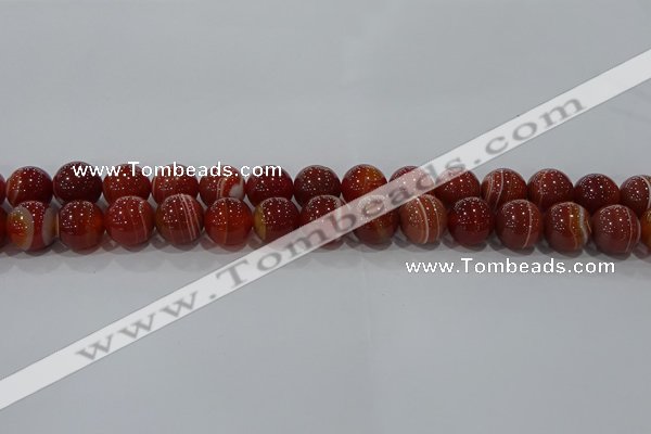 CAG9179 15.5 inches 10mm round line agate beads wholesale