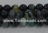 CAG9185 15.5 inches 6mm round line agate beads wholesale