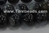 CAG9188 15.5 inches 12mm round line agate beads wholesale