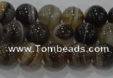 CAG9194 15.5 inches 8mm round line agate gemstone beads