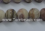 CAG9293 15.5 inches 10mm round matte Mexican crazy lace agate beads