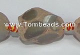 CAG935 16 inches rough agate gemstone nugget beads wholesale