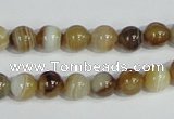 CAG937 16 inches 8mm round madagascar agate gemstone beads