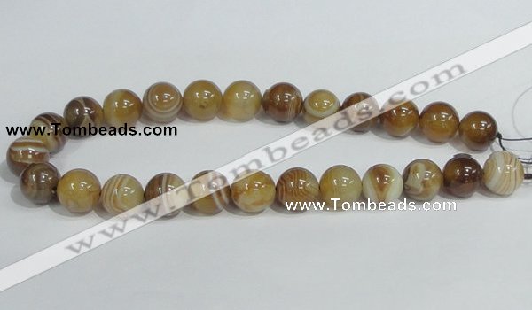 CAG941 16 inches 16mm round madagascar agate gemstone beads