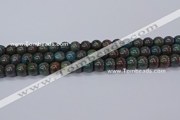 CAG9509 15.5 inches 11*14mm drun blue crazy lace agate beads