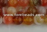 CAG9562 15.5 inches 8mm round red botswana agate gemstone beads