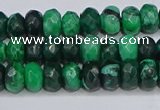 CAG9595 15.5 inches 5*8mm faceted rondelle crazy lace agate beads