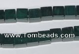 CAG961 15.5 inches 8*8mm cube green agate gemstone beads wholesale