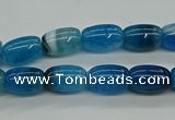 CAG9624 15.5 inches 8*12mm drum dragon veins agate beads wholesale