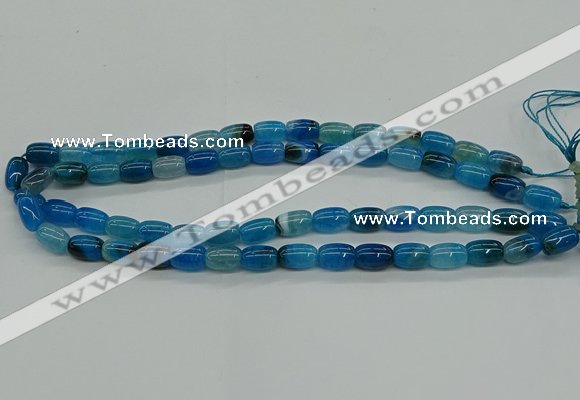 CAG9624 15.5 inches 8*12mm drum dragon veins agate beads wholesale