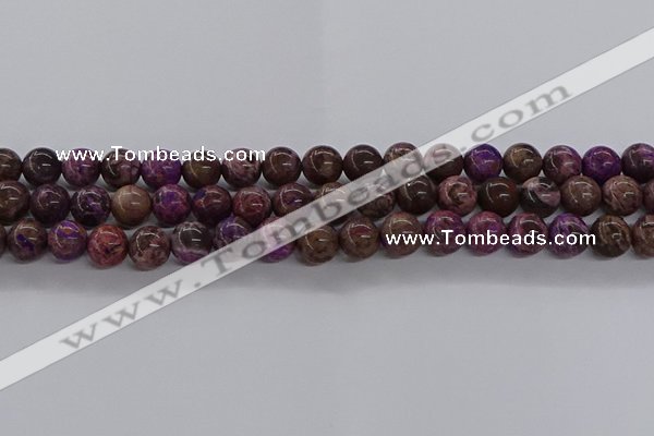 CAG9641 15.5 inches 8mm round ocean agate gemstone beads wholesale