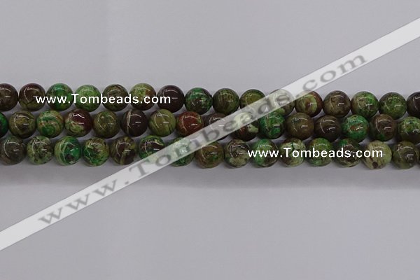 CAG9647 15.5 inches 10mm round ocean agate gemstone beads wholesale