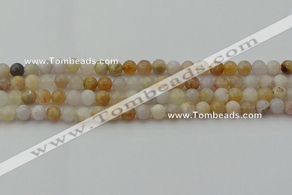 CAG9711 15.5 inches 6mm round colorful agate beads wholesale