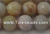 CAG9722 15.5 inches 12mm faceted round colorful agate beads wholesale