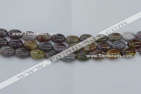 CAG9741 15.5 inches 12*16mm oval Indian agate beads wholesale