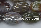 CAG9742 15.5 inches 13*18mm oval Indian agate beads wholesale