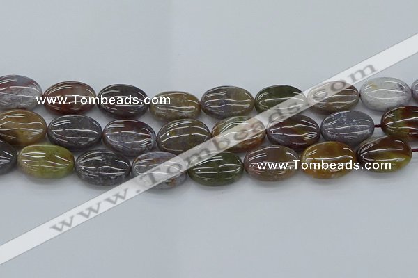 CAG9743 15.5 inches 15*20mm oval Indian agate beads wholesale