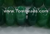 CAG9769 15.5 inches 8*16mm faceted rondelle agate gemstone beads