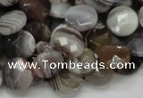 CAG979 15.5 inches 20mm faceted coin botswana agate beads wholesale